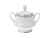 AZUCARERA CON TAPA DE PORCELANA TOORAK PLATINUM - comprar en línea