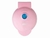 MINI WAFLERA DE 10CM FORMA DE CORAZON LIBRE DE PFOA COLOR ROSA - comprar en línea