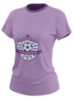 Remera con logo en centro