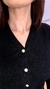Blusa Tricô Modal Botões Pérolas - Loja Nina Web. Moda feminina alfaiataria