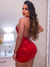 Vestido Paetê com abertura na barriga - comprar online