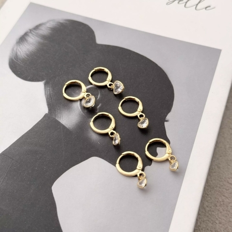 Brinco Trio Veda Dourado - comprar online