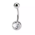 Piercing Umbigo Cristal