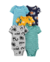 Kit Body 5 Peças Bebê Menino Carter's