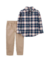 Conjunto Xadrex Bebê Menino Carter's