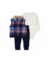 Trio Bebê Menino Body, Moleton e Calça Inverno Carter's
