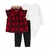 Trio Bebê Menina Body Colete e Calça Inverno Carter’s