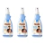 Kit 3 Banho a seco Mozão 500ml Cães e gato