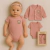 Conjunto Bebê RN Rosa com Casaco, Body e Calça Pé Reversível na internet