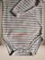 Body Bebe Manga Longa Listrado - comprar online