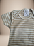 Body Bebe Manga Curta Listrado - comprar online