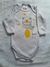 Body Bebê Manga Longa Estampa Divertida - 100% Algodão - comprar online