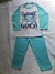 Pijama Infantil Manga Longa Estampado - 100% Algodão - comprar online