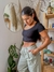 Remera escote en u basic