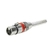 Conector XLR Fêmea com Mola Metal Vermelho