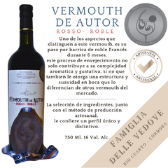 Vermouth de Autor Rosso - Roble - 2 botellas en internet