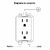 CONTACTO DUPLEX, 2 POLOS + TIERRA, VOLTECK - Ferreteria Online Mid