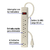 MULTICONTACTO 16 AWG USO RUDO CON 6 ENTRADAS, VOLTECK MUL-6 - comprar en línea