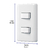 PLACA ARMADA CON 2 INTERRUPTORES SENCILLOS, VOLTECK en internet