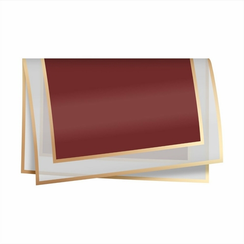 Poli Acetinado Tipo Coreano 56cmx55cm Line Vermelho, Albano.