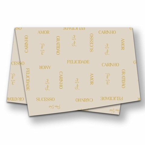 Poli Sujinho Estampa Essência Nude para Decoração 49,0x69,0cm, Xingó - 10/20/50 folhas.