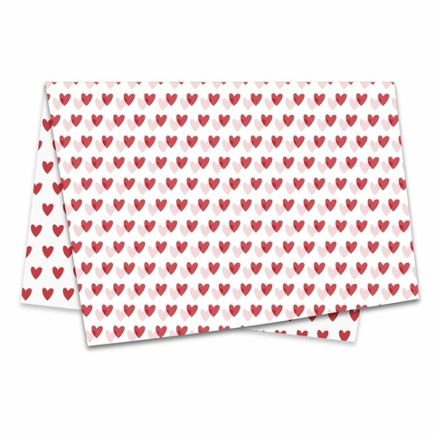 Papel de Seda Estampado Amo Você 50,0x70,0cm, Xingó - 10/20/50 folhas.