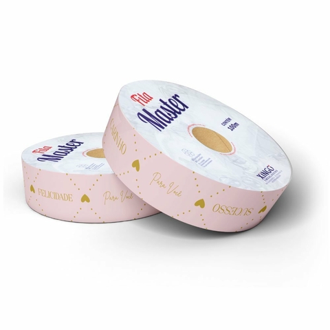 Fita Master Decorada Essência Rosa Quartz 32mm x 100m, Xingó.