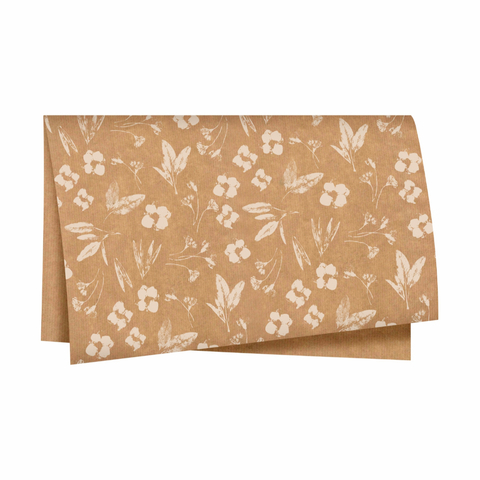 Kit 5/10/25 Papel Kraft Flor de Algodão Natural/Branco 68,0x79,0cm, Albano.