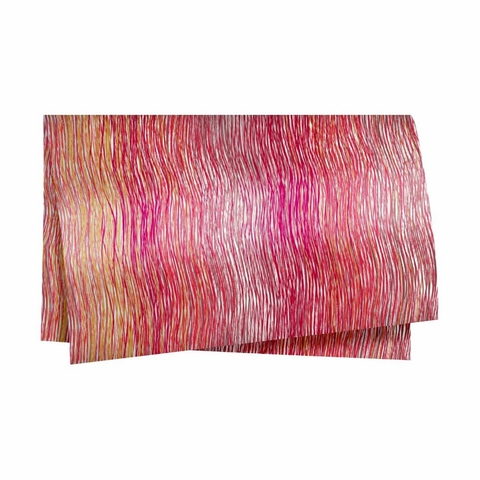 Poli Flow Vermelho/Ouro para Decoração 49,0 x 69,0cm, Albano - 10/20/50 folhas.
