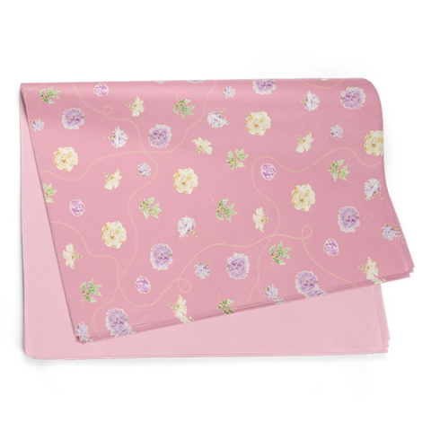 Poli Sujinho Estampa Florarosa para Decoração 49,0 x 69,0cm, Floral Atlanta - 50 folhas.