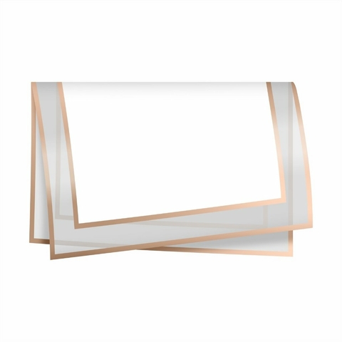 Poli Acetinado Tipo Coreano 56cmx55cm Line Branco, Albano.