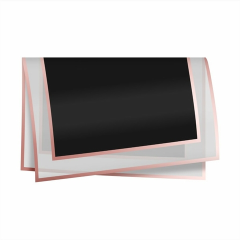 Poli Acetinado Tipo Coreano 56cmx55cm Line Preto, Albano.