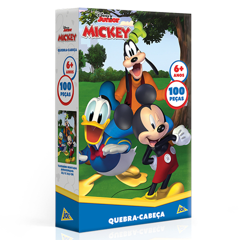 Quebra-Cabeça Mickey 100 Peças, Toyster.
