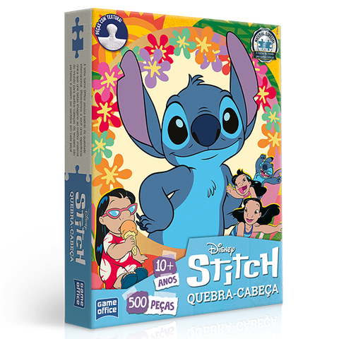 Quebra-Cabeça Stitch 500 Peças, Toyster.
