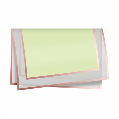 Poli Acetinado Tipo Coreano 56cmx55cm Line Verde Claro, Albano.