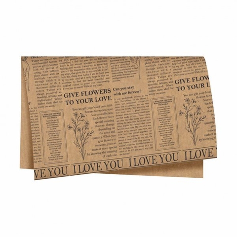 Kit 5/10/25 Papel Kraft Love Journal Natural/Preto 68,0x79,0cm, Albano.