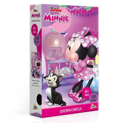 Quebra-Cabeça Minnie 100 Peças, Toyster.