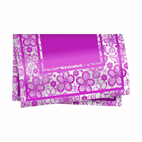 Poli Sujinho Estampa Spring Púrpura para Decoração 49,0 x 69,0cm, Albano - 10 folhas.