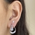 Brinco Gota Fio De Zircônias - loja online