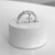 Anel Duplo Zirconia Cruz Pendente - comprar online