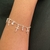 Pulseira Elo Português Zircônia / Cruz Pendente na internet