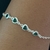 Pulseira Cartier Corações Com Zirônias Esmeralda - comprar online