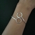 Bracelete Círculos Fio Quadrado - Sicília Gioielli