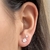 Brinco Zircônia 6mm