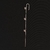 Brinco Ear Pin Zircônias 4m.m