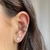 Piercing Argola Micro Zircônia Ônix 4 Filetes