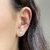Piercing Argola "X" Zircônia Verde / Sem Furo - comprar online