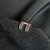 Piercing Argola Micro Zircônia Ônix 4 Filetes - comprar online