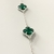 Pulseira Trevos Zircônias Esmeralda