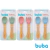 Kit Talheres Colher e Garfo Silicone Bambu Infantil Buba
